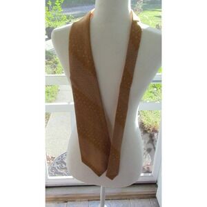 Vintage Don Loper of California Yellow/Gold Pattern Men's Necktie